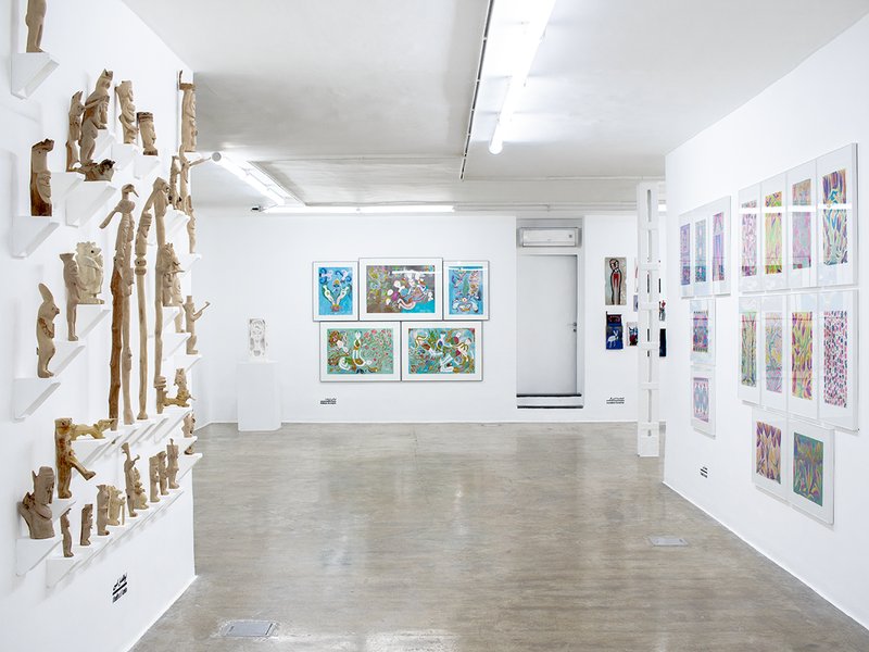 The 7th Annual Outsider Art Exhibition, installation view