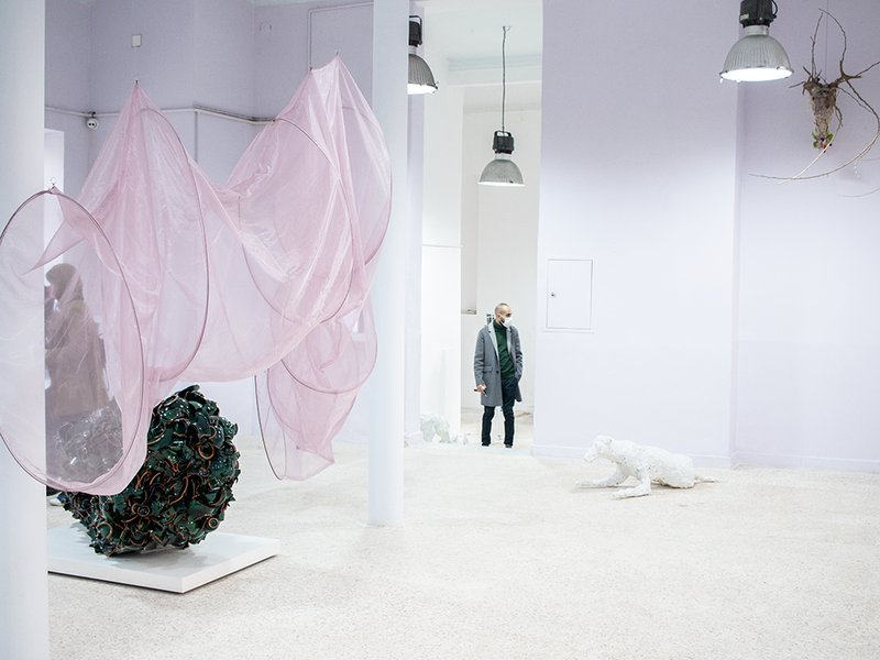 The Dinosaur Lost Her Bearings, installation view