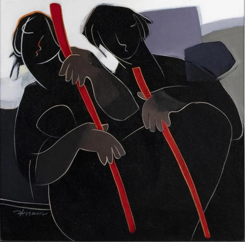 Hessam Abrishami, Rhythm in Red, 2000