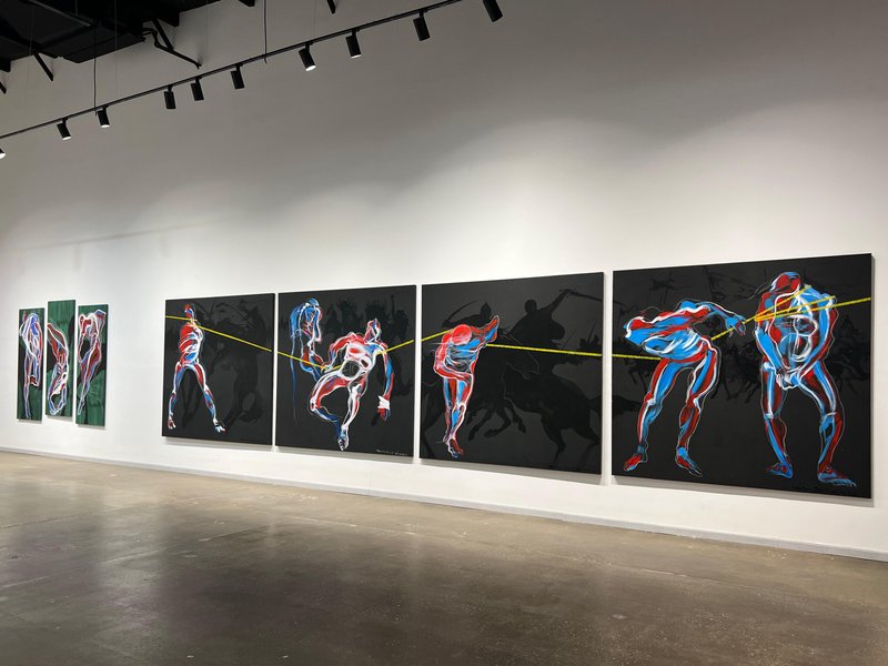 Installation view.