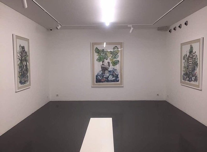 The Story of the Flood, installation view