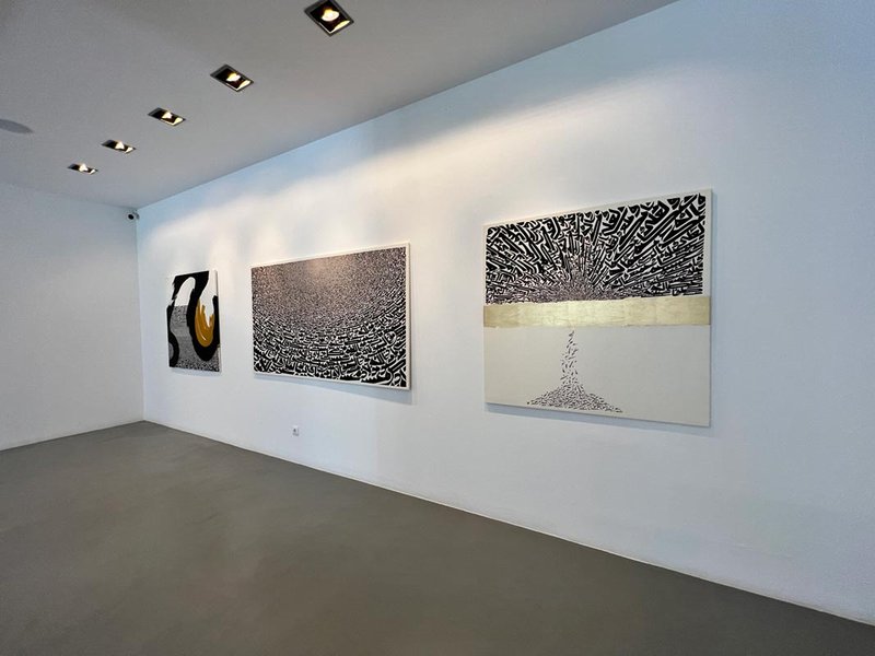"In the Beginning Was the Word" Edition II, installation view