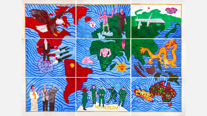 Zartosht Rahimi, New Imaginary Map, 2021
