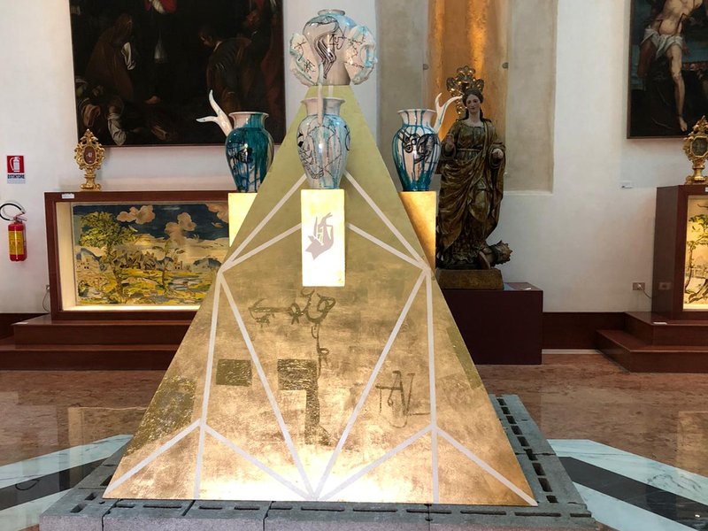 East and West, installation view