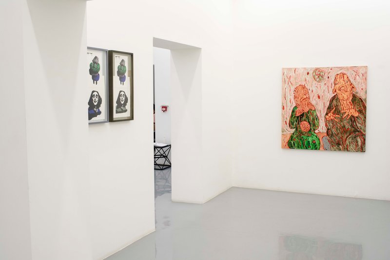 Mysteries of Food Items and People, installation view
