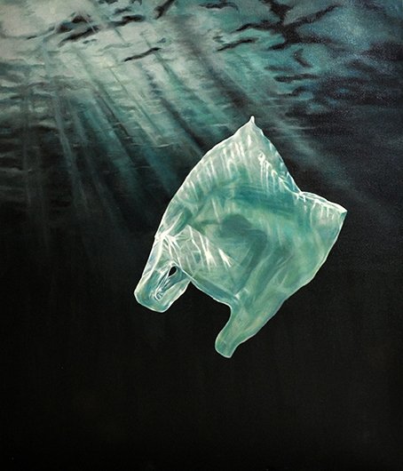 Samira Alborzkooh, Plastic Fish, 2019