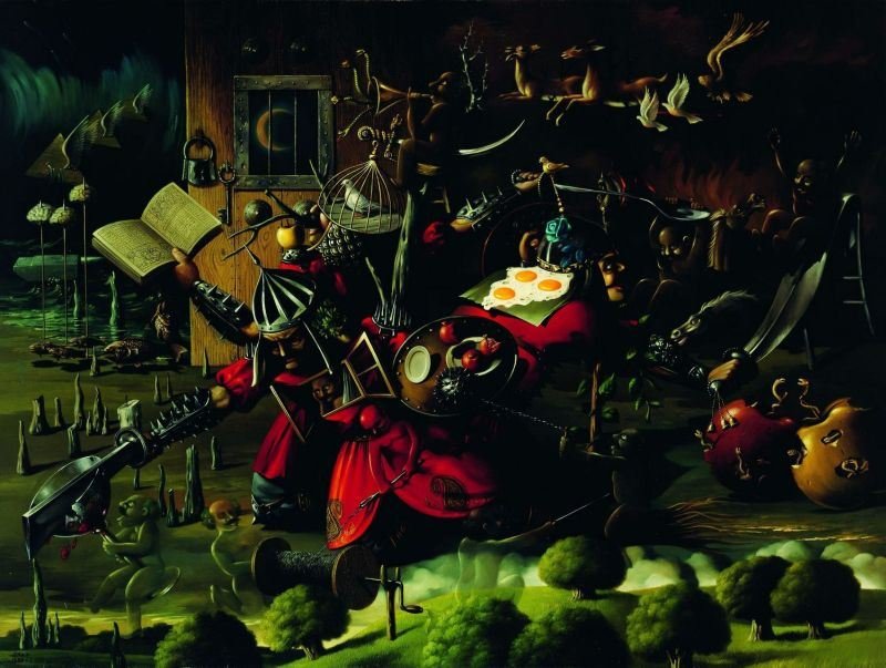 Ali Akbar Sadeghi, Triangle, 1989