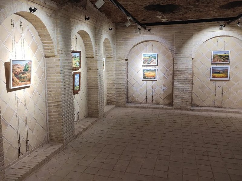 مشق طبیعت، نمای چیدمان