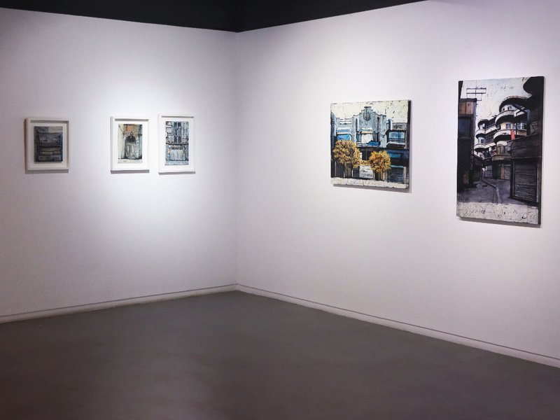 Painter City Building , installation view