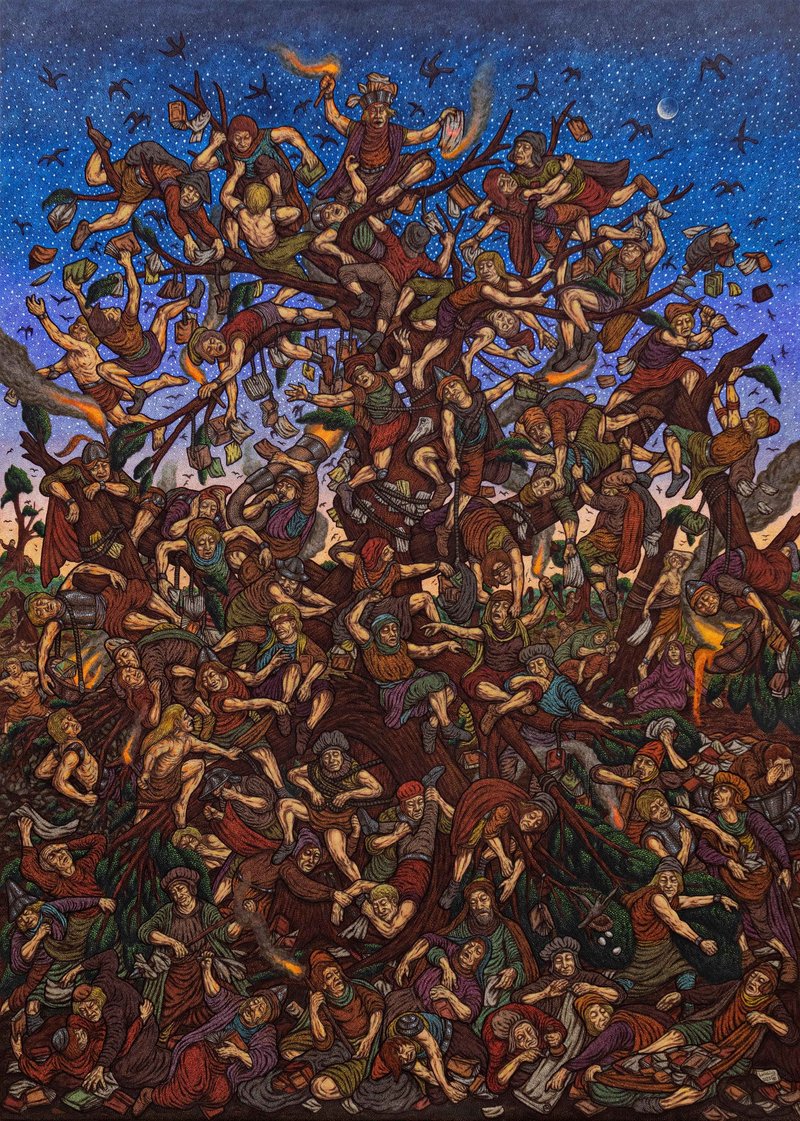 Amin Montazeri, The Alphabet's King, 2021