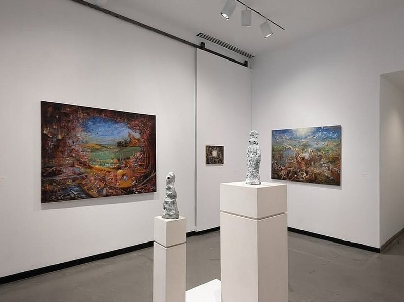 The Alchemist, Installation view.