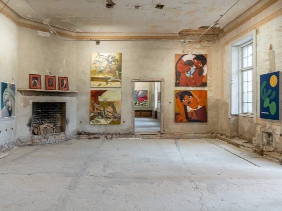 Where The Wild Roses Grow, installation view