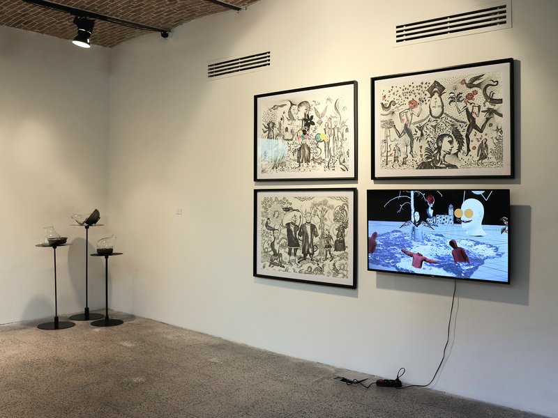 Some Place Else, installation view