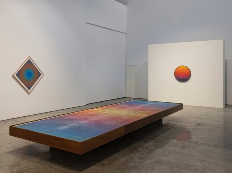 Sunrise at the Vortex, installation view