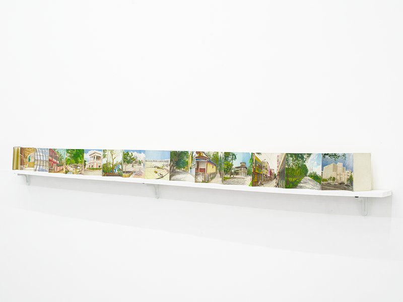 Partly Cloudy, installation view