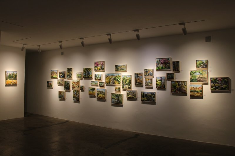 Along the Nature, installation view
