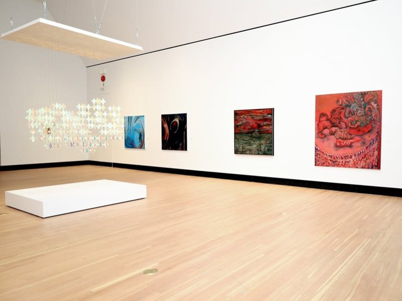 Of Wounds and Songs, installation view