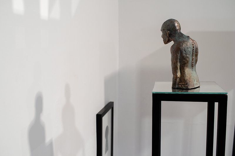 Uncertain And Endless From ongoing series “Homo”, installation view