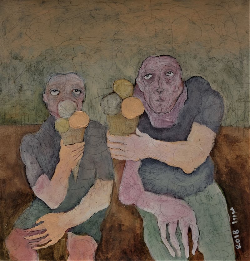 Mahsa Karimi, Three Scoops Ice Cream , 2018