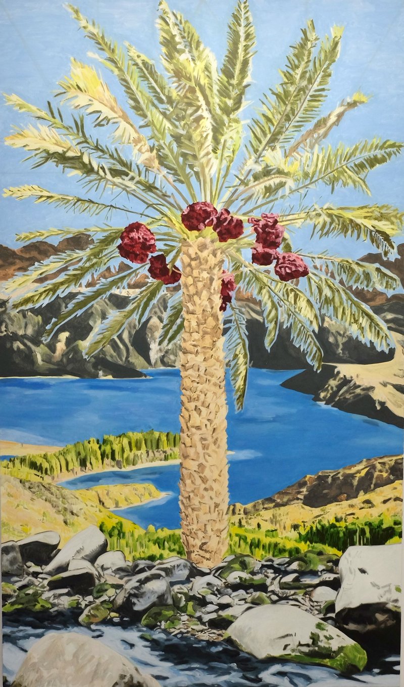 Kazem Aarmand, In Paradise with Dates and Water, 2023