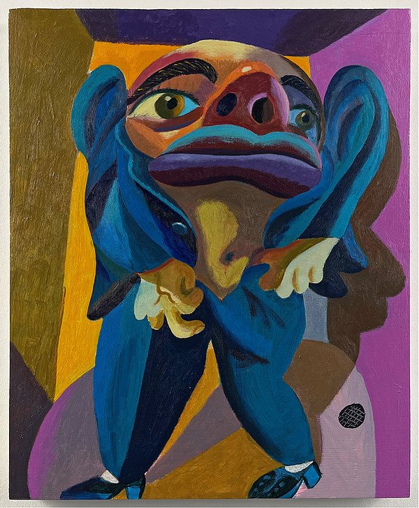 Morteza Khakshoor, Lapis Lazuli Suit, 2020