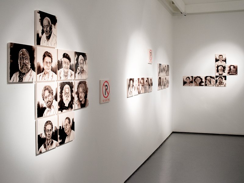 No painting, installation view