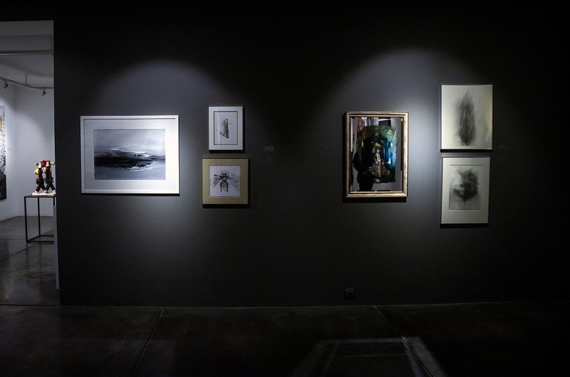 Group Exhibition of Shirin Gallery, installation view