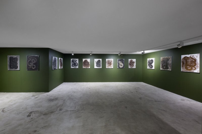 Palimpsest; Some untitled drawings, installation view