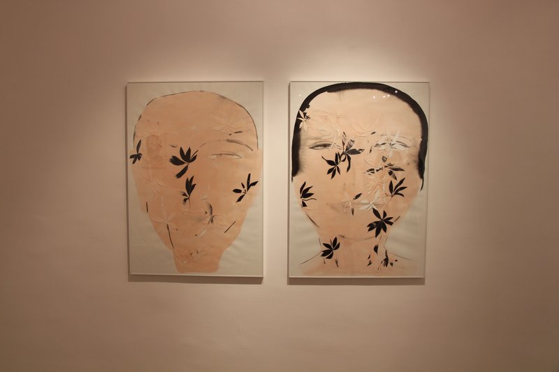 Red Dude Series, Ahoo Hamedi's Recent Works, installation view