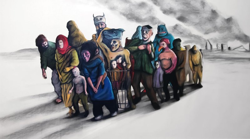 Pouya Afshar, Displaced II, 2018