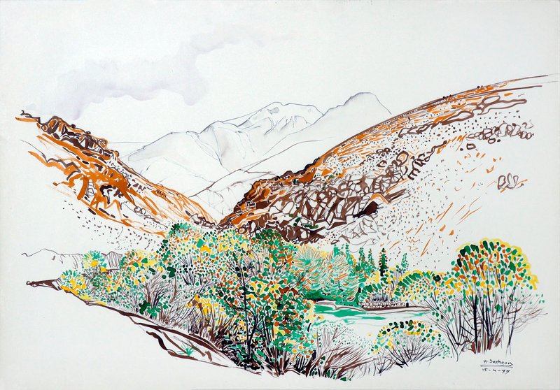 Houshang Seyhoun, Untitled, 1977