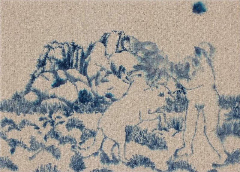 Ghazal Nasiri, The Three-Headed Dog III, 2026