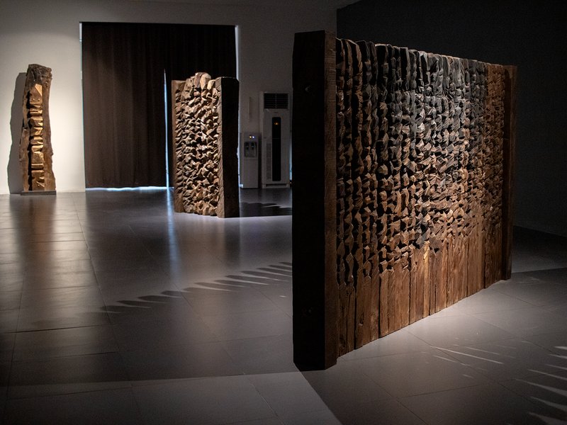 Sculptures by Saeed Shahlapour, installation view