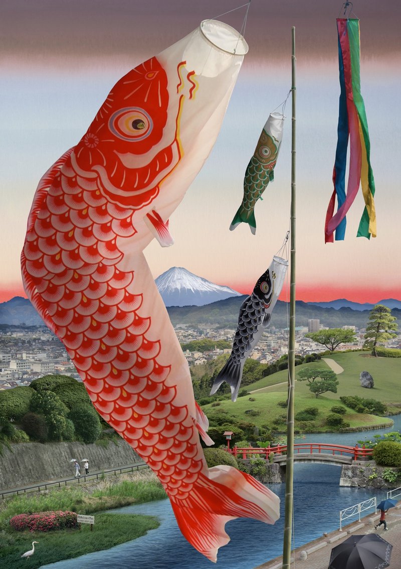Emily Allchurch, Spring Festival (after Hiroshige), 2020