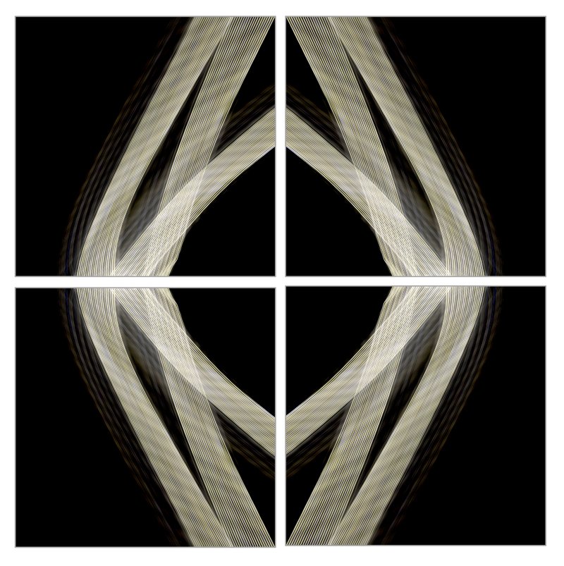 Azadeh Ghotbi, The shape of Light Quadrant, 2018