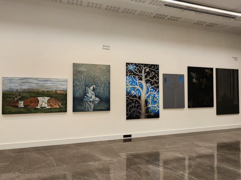Selected Artworks Exhibition of the Second Issue of "Who's in" Paper Art Gallery, installation view