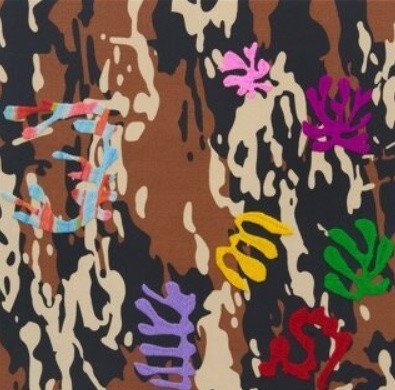 Farhad Ahrarnia, Desert Flower/ Desert Snow. After Matisse, 2022