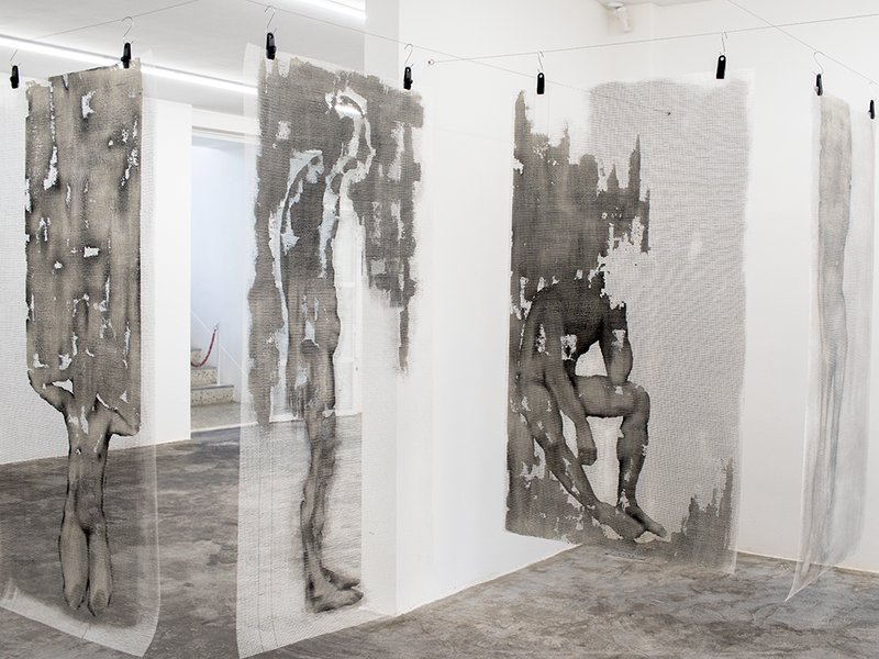 Hanged Roots, installation view