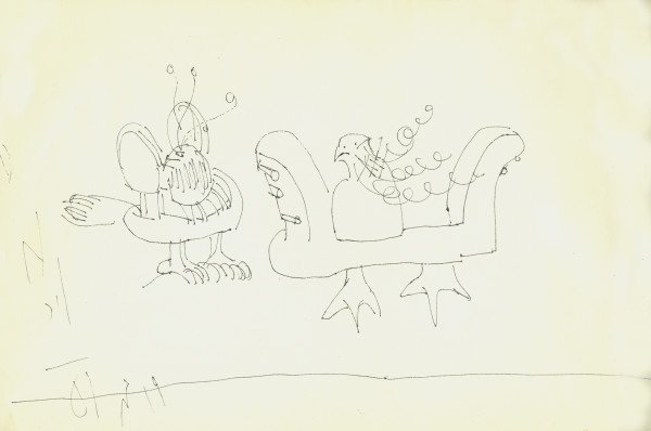 Ardeshir Mohassess, Parviz Tanavoli's Ceramics in Goethe Institute, 1972