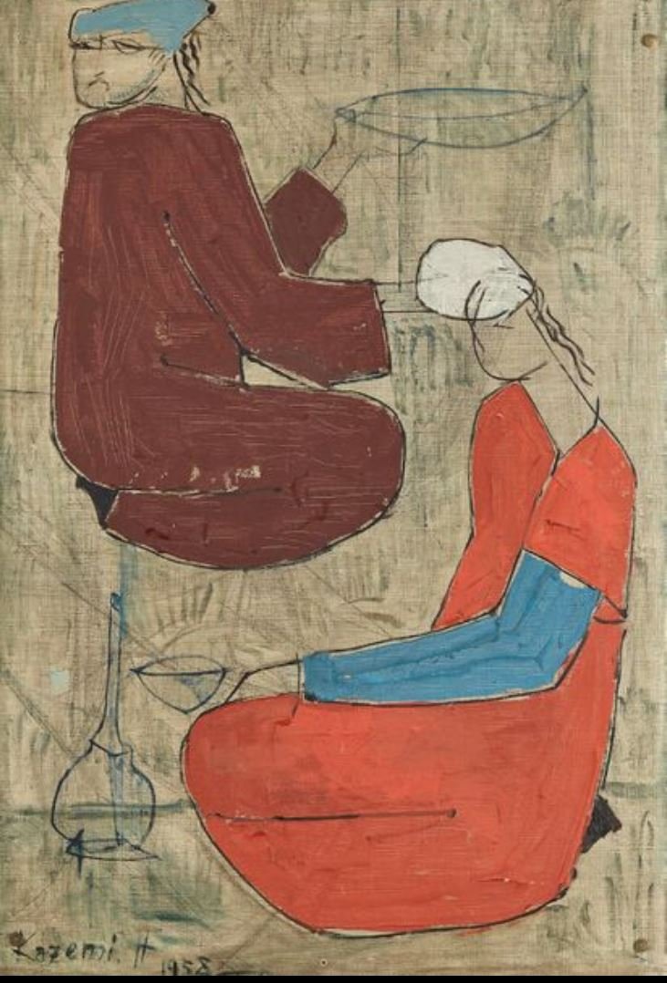 Hossein Kazemi, Untitled, 1958