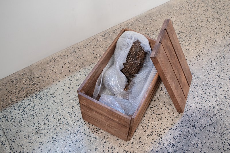 Uncertain And Endless From ongoing series “Homo”, installation view