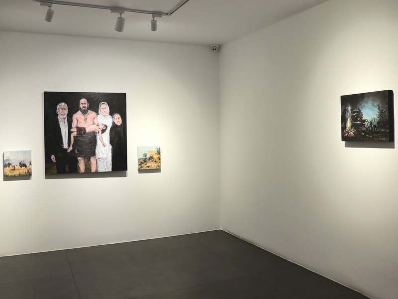 دشت آتش، نمای چیدمان