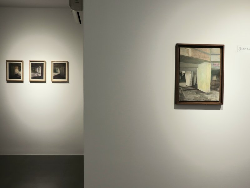 Suspended Columns, installation view