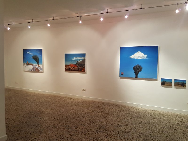 Goodbye Blue Sky, installation view
