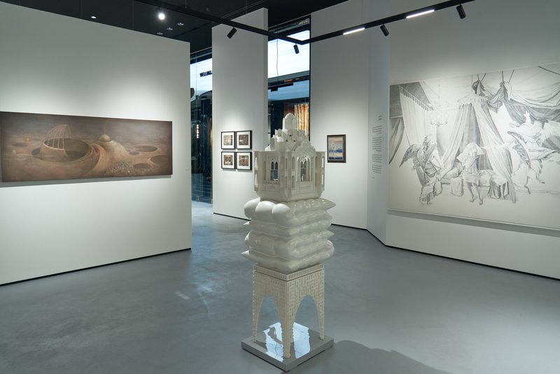 Beyond the Mirage, installation view
