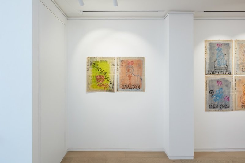 The New York Times Drawings 1996 - 1998, installation view