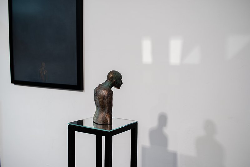 Uncertain And Endless From ongoing series “Homo”, installation view