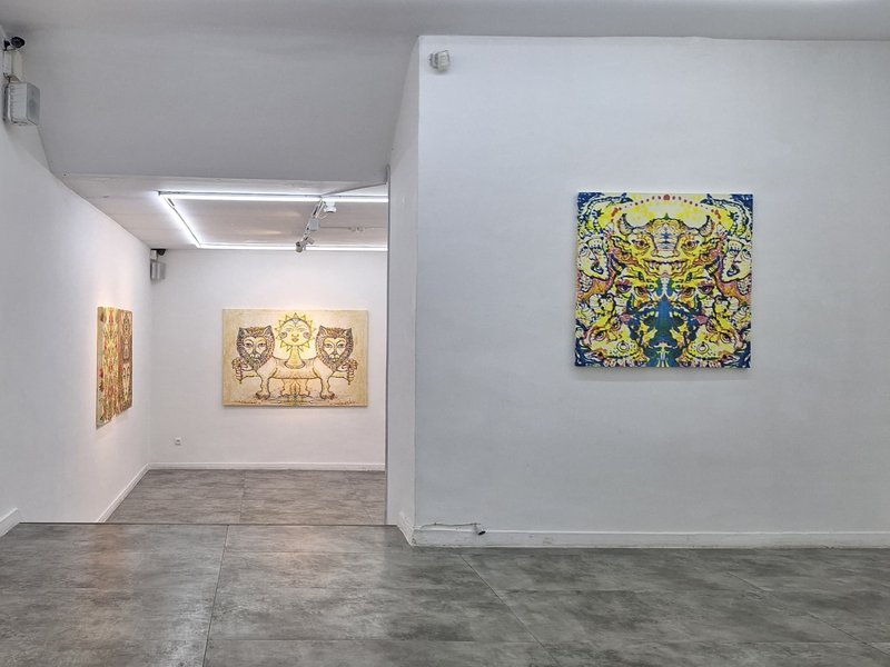 Borehole, installation view