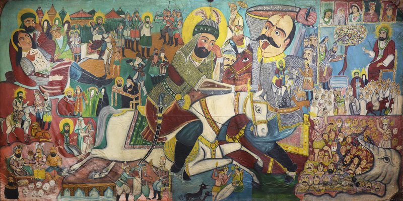 Darvish Pardeh Khani Painting, 1940