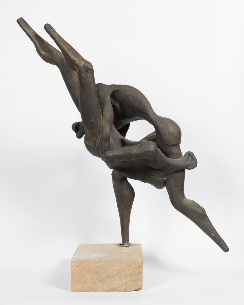 Bahman Mohassess, Lottatori II, 1975